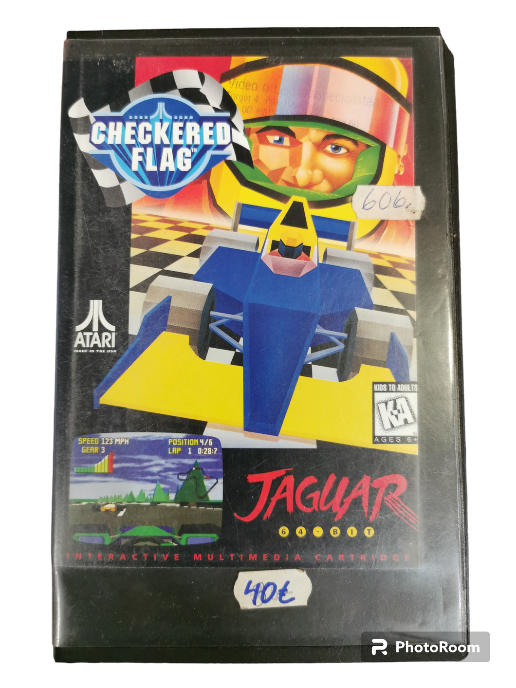Atari Jaguar Checkered flag peli